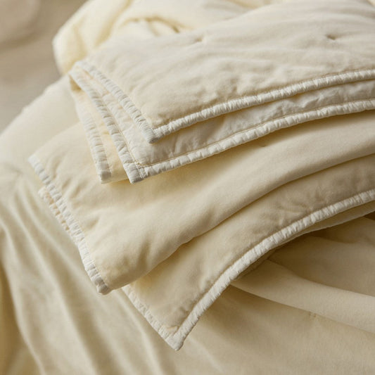 Venus Cotton Velvet Quilted Throw