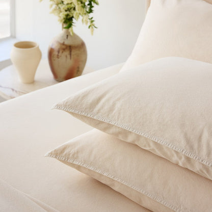 Vintage Look Cotton Pillowcase