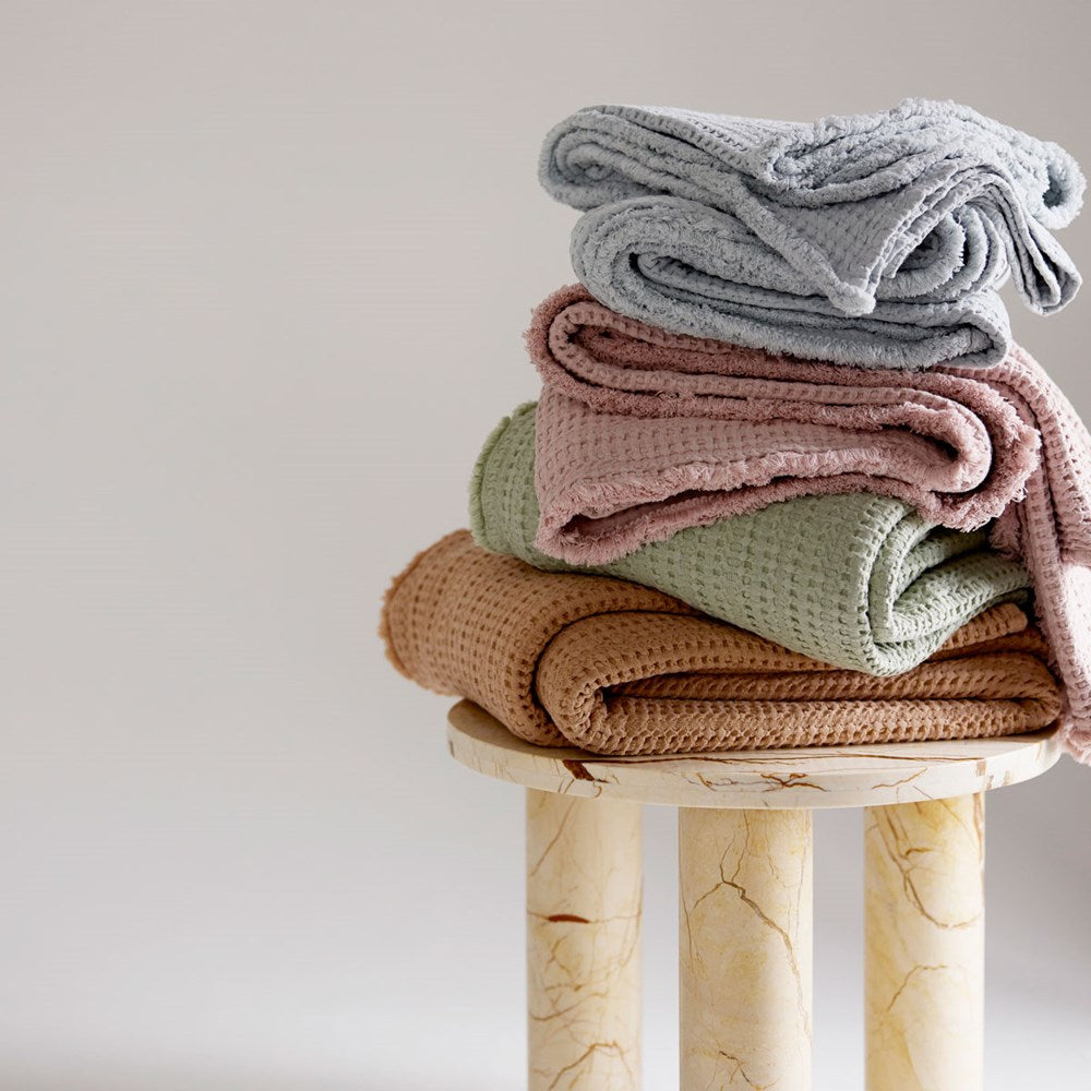 Portuguese Nasa Cotton Waffle Blanket