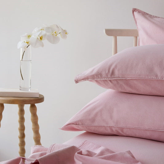 Vintage Look Cotton Pillowcase