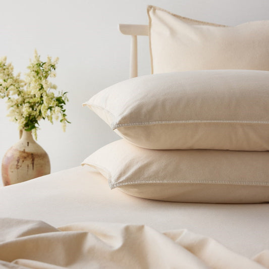 Vintage Look Cotton Pillowcase