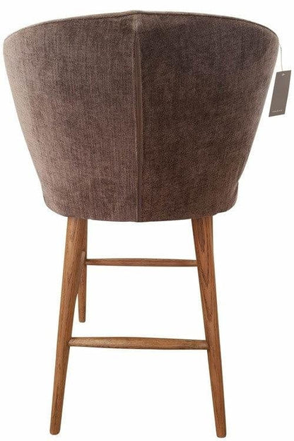 Online8 Venus Barstool Grey Chenille Table & Bar Stools