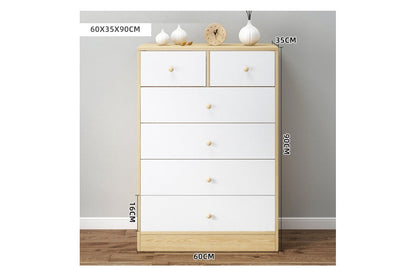 Tallboy Modern White Tall boy Chest of Drawers Dresser