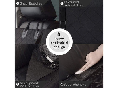 Waterproof Pet Cat Dog Back Car Seat Cover Hammock NonSlip Protector Mat