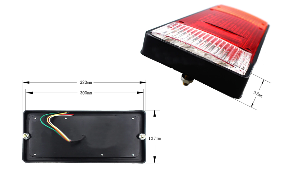Trailer Lights LED Tail Lights 12V