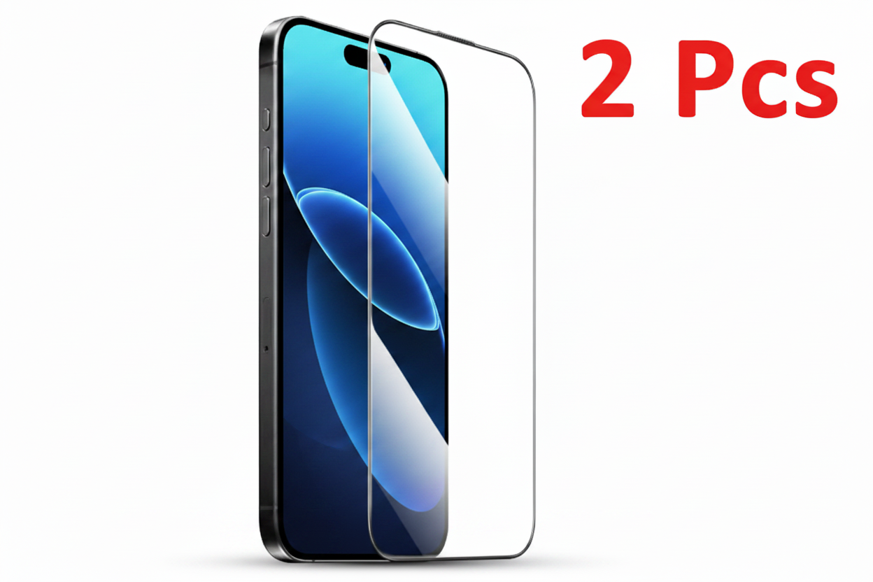 iPhone 15 Glass Screen Protector (2 pack)