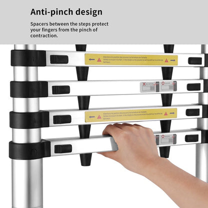 Ladder Telescopic Aluminium Extension Ladder 2.9m