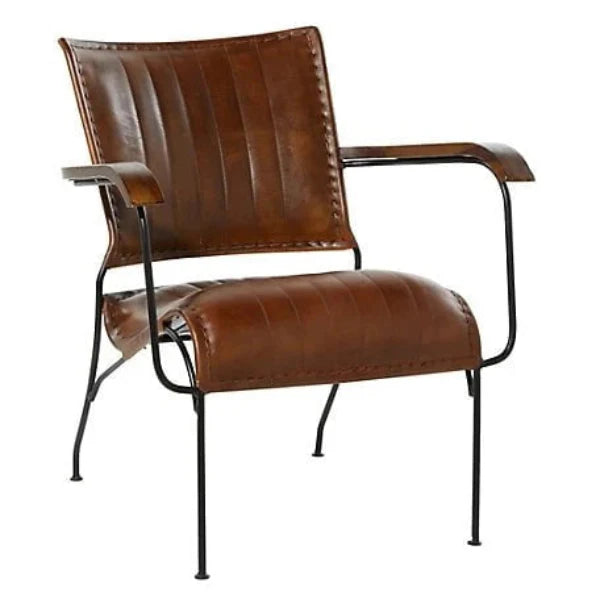 Leather Armchair | Casual Chair | Lounge Chair | Cigar Room Chair at online8 furniture store Auckland