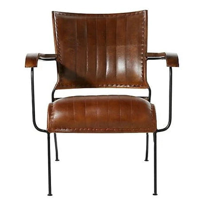 Leather Armchair | Casual Chair | Lounge Chair | Cigar Room Chair at online8 furniture store Auckland