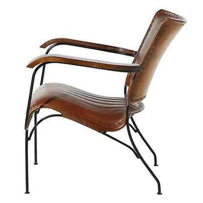 Leather Armchair | Casual Chair | Lounge Chair | Cigar Room Chair at online8 furniture store Auckland