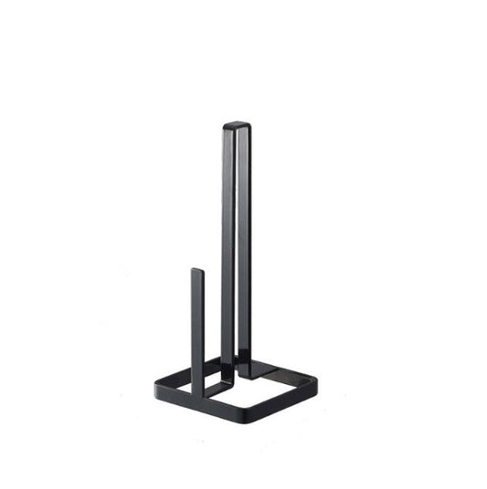 Kitchen Paper Towel Holder With Base - Black