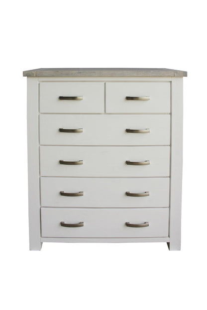 Tonya 6 Drawer Tallboy at online8 furniture store Auckland