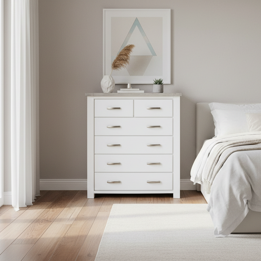 Tonya 6 Drawer Tallboy