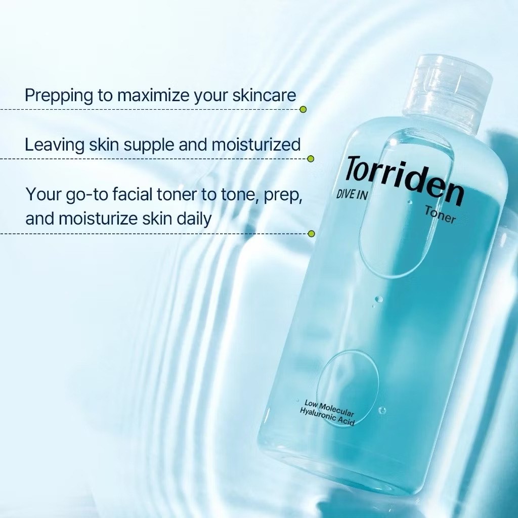 Torriden DIVE-IN Low Molecular Hyaluronic Acid Toner - 300ml
