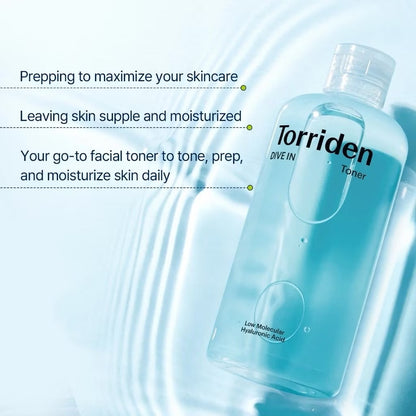 Torriden DIVE-IN Low Molecular Hyaluronic Acid Toner - 300ml