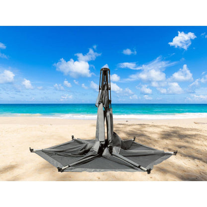 Baby Playpen Kids Tent Carrying Bag Portable Play Yard Toddlers (Grey)