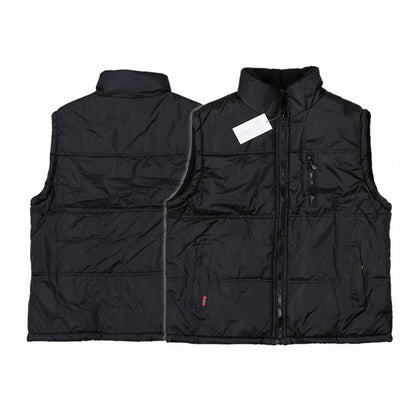 Marked Size 3XL Vest/Sleeveless Thermal Jacket Black