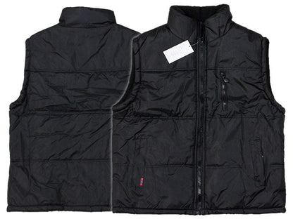 Marked Size 4XL Vest/Sleeveless Thermal Jacket Black