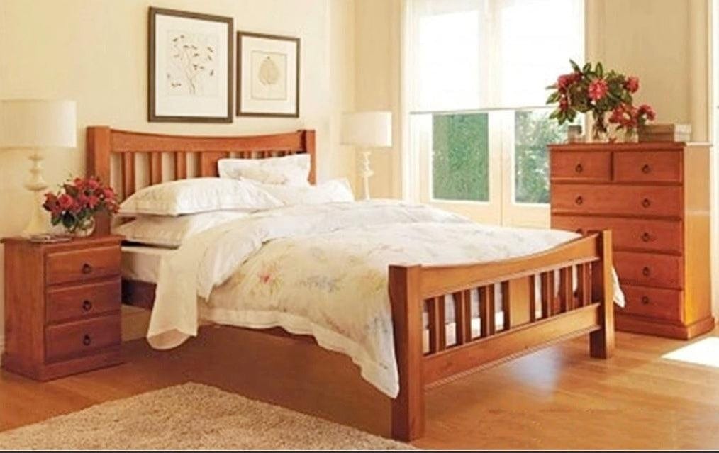 Troy Bed Frame Queen at online8 furniture store Auckland