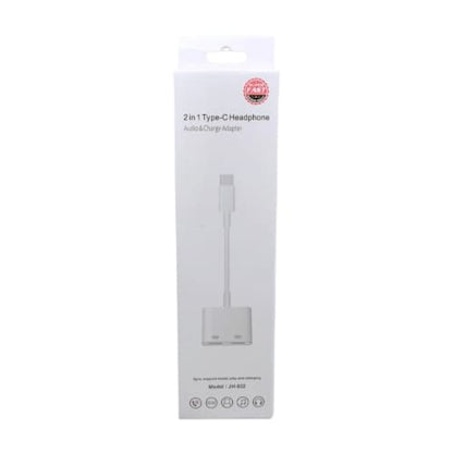 Type C 2-in-1 Headphone Adapter (JH032)