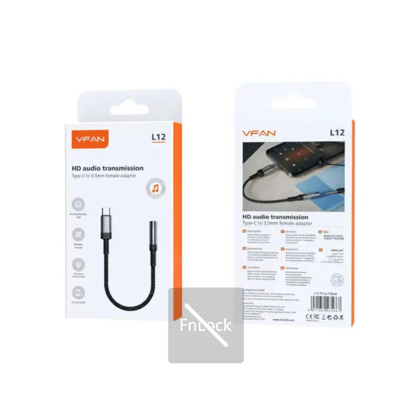 Type C to 3.5mm Audio Adapter NZ L12-C