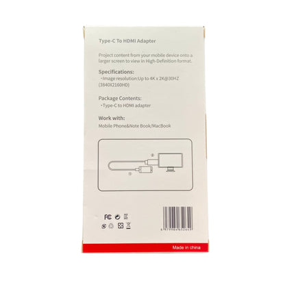 Type C to HDTV Cable