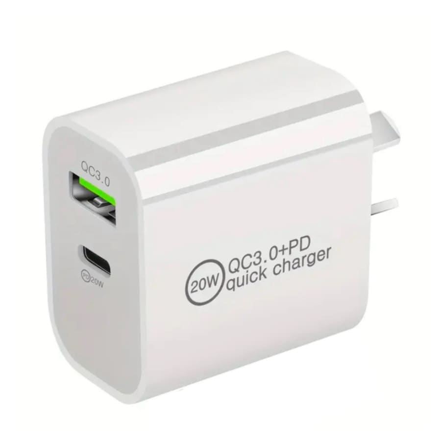 Type C & USB Power Adapter Wall Plug (NZ / AUS)