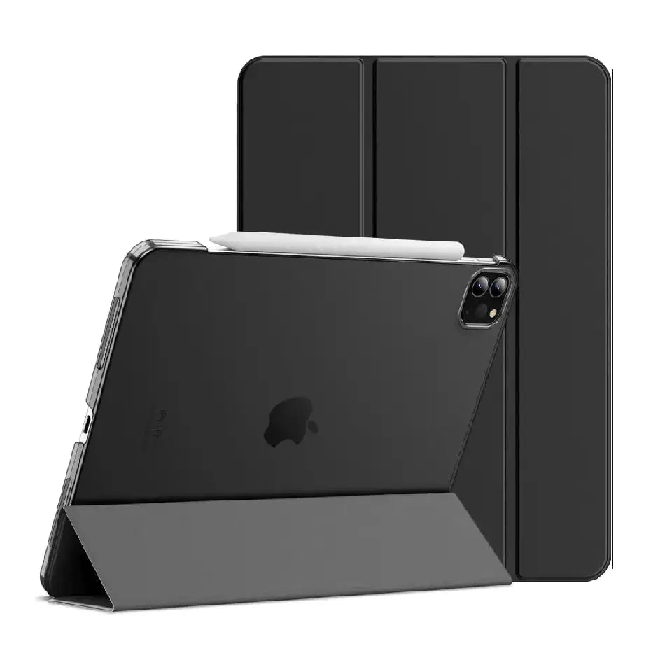 Ultra-Thin PU Leather Magnetic Case with Pencil Holder for iPad Pro 11 2024/2025 – Full Body Protective Folio Cover