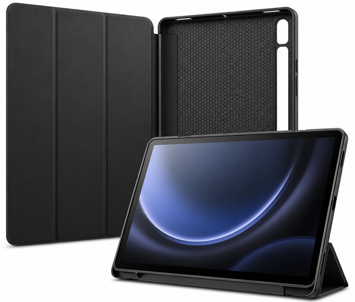 Ultra-Thin PU Leather Magnetic Case with Pencil Holder for Samsung Galaxy Tab S9 – Full Body Protective Folio Cover