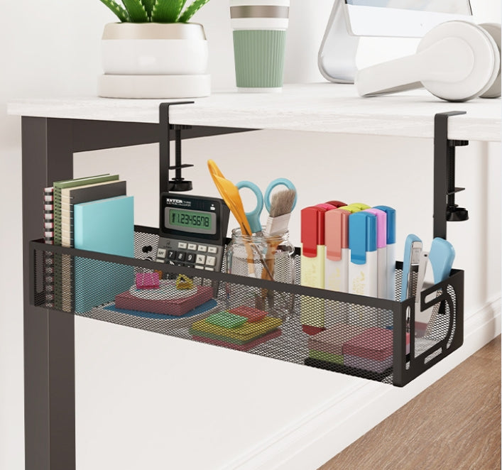 Under Desk Cable Management Tray Cord Organizer for Home Office