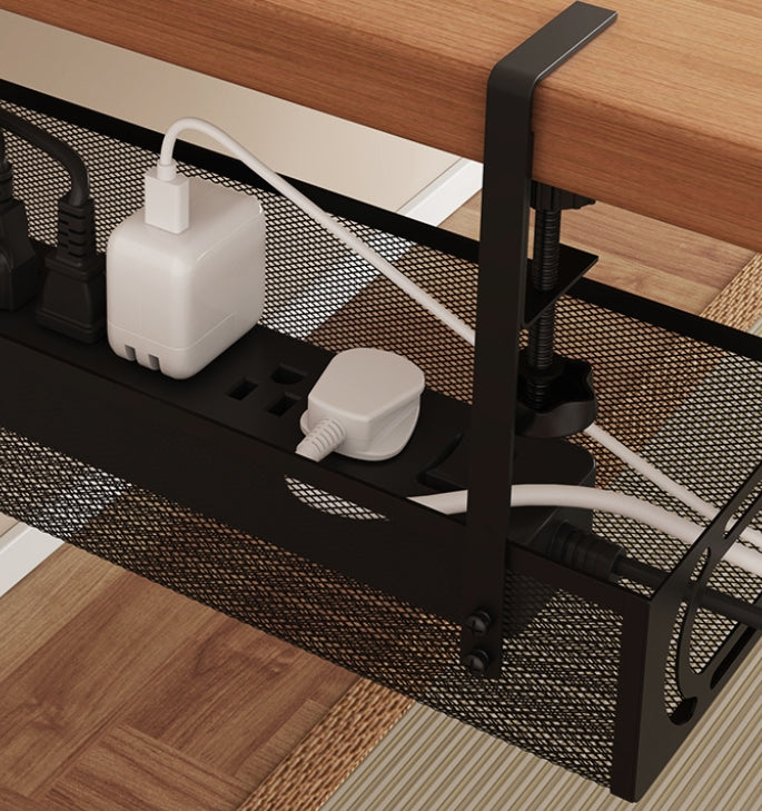 Under Desk Cable Management Tray Cord Organizer for Home Office