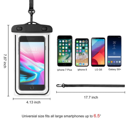 Universal Size IPX8 Underwater Waterproof Phone Bag for Mobile Phone