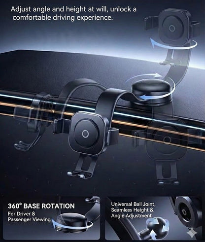 Mobile Phone Car Holder Dashboard Clamping Mount