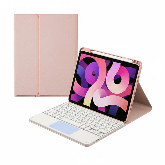 iPad 10.2 10.5 inch backlit and trackpad bluetooth keyboard with foldable Case