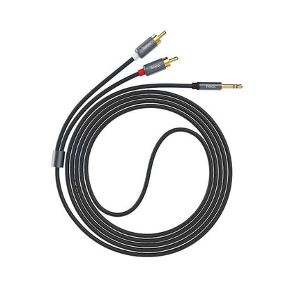 Dual RCA Male to 3.5mm Jack Audio plated Cable 1.5M