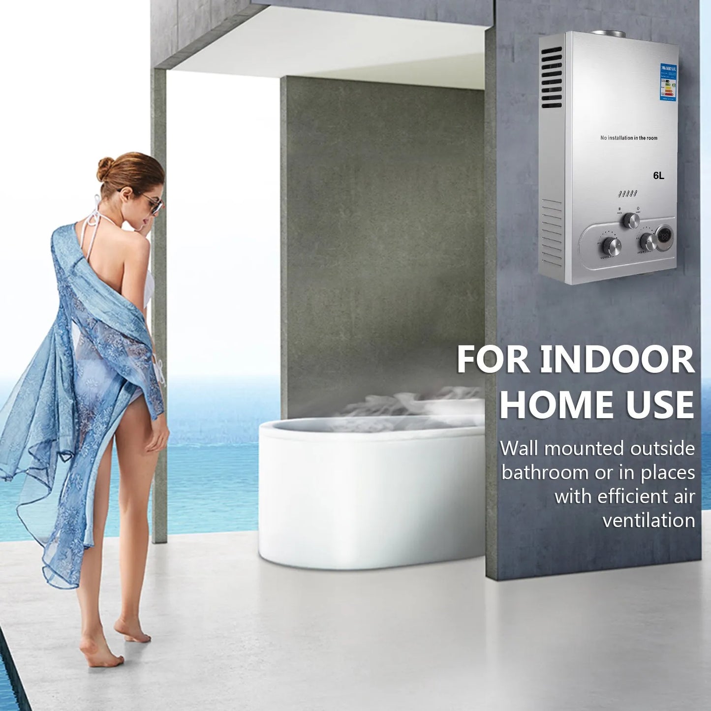 Gas Water Heating 6L