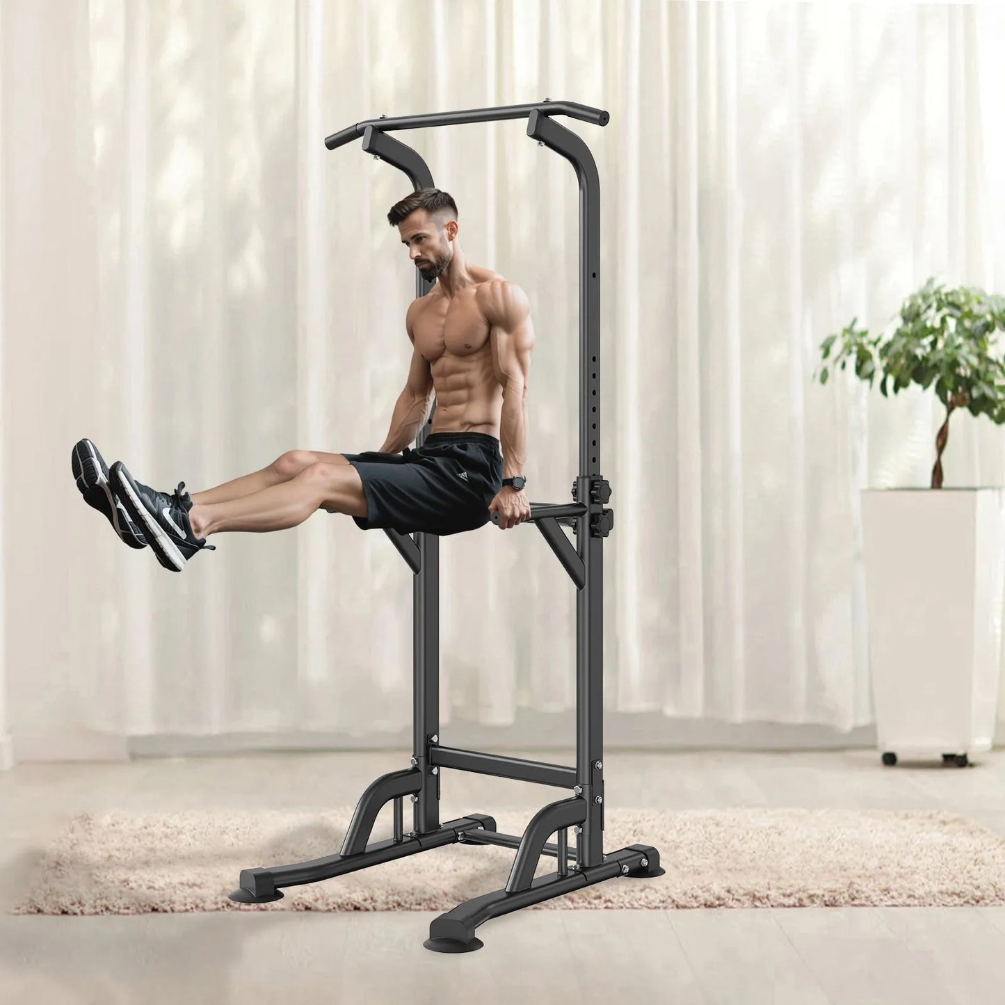 Adjustable Chin Up Pull Up Chin Up Station Workout