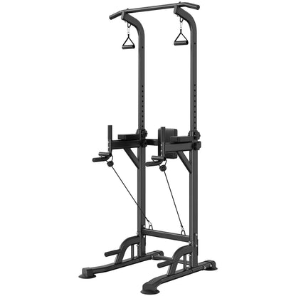 Adjustable Chin Up Pull Up Power Tower Station Workout