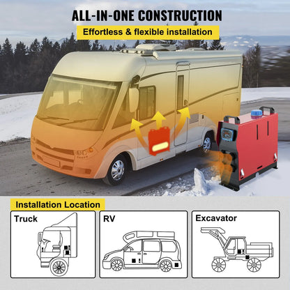 Diesel Air Heater 8KW 12V