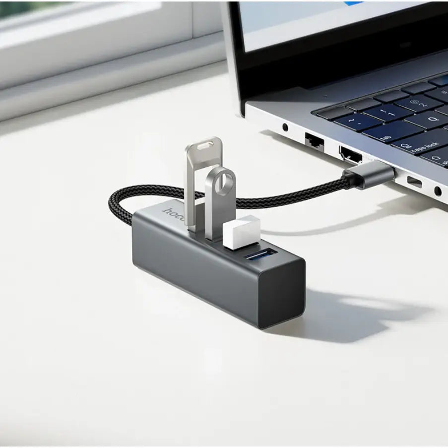 USB A to 4 Port USB 3.0 Expansion Hub 5Gbps (HB1B)