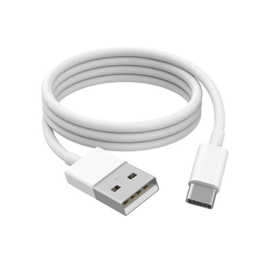 USB-A to USB-C Charger Cable for HTC Phones (White) 1m