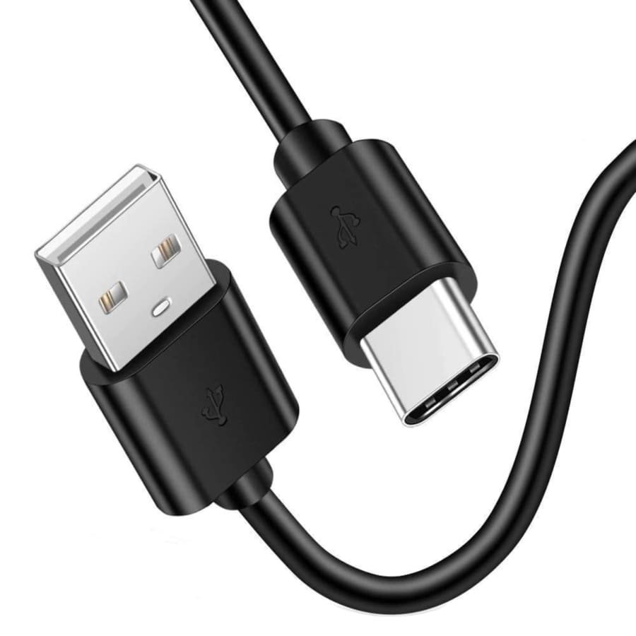 USB-A to USB-C Charger Cable for Huawei Phones (Black) 1m