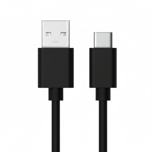 USB-A to USB-C Charger Cable for Nokia Phones (Black) 1m
