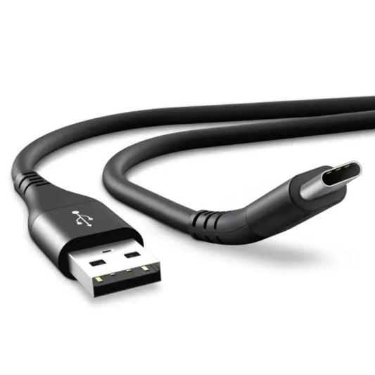 USB-A to USB-C Charger Cable for Nubia Phones (Black) 1m