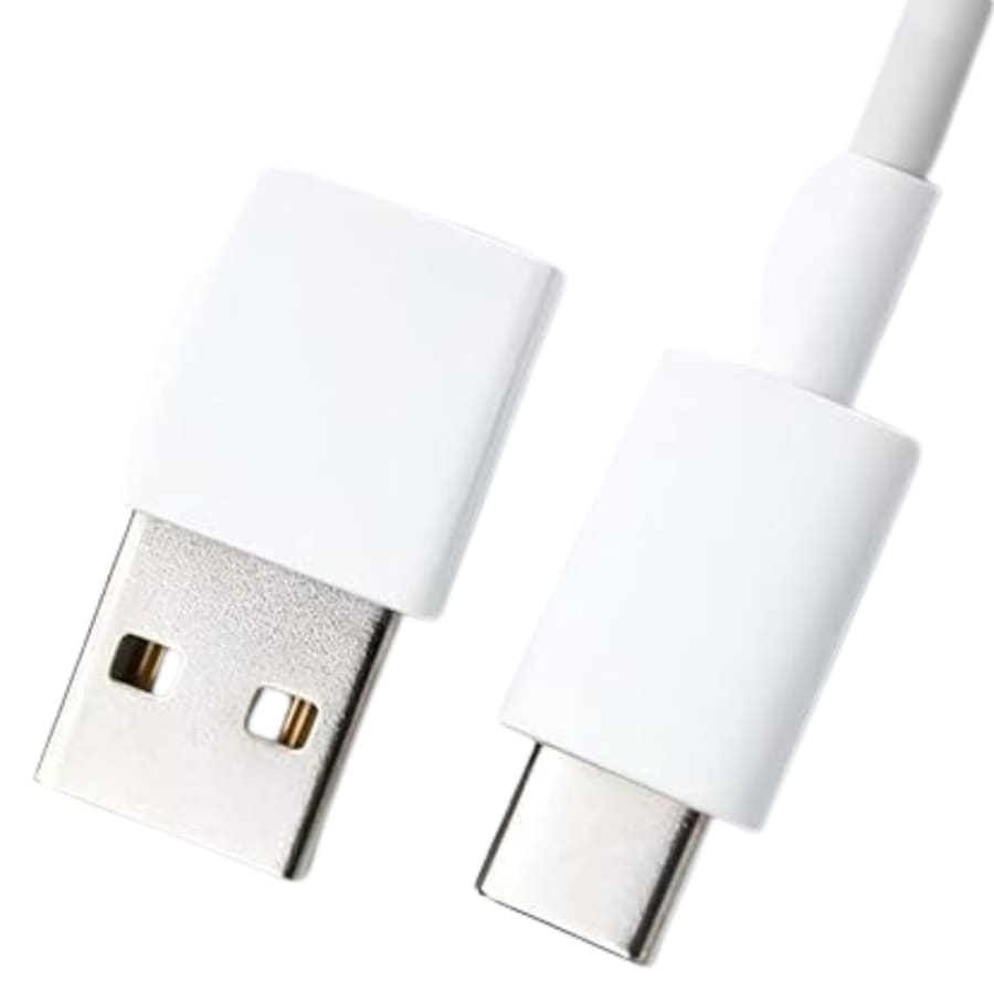USB-A to USB-C Charger Cable for Nubia Phones (White) 1m
