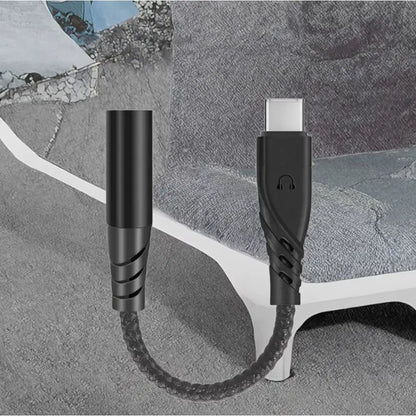 USB-C to 3.5mm Headphone Adapter | Type-C AUX Audio Dongle for Smartphones & Tablets