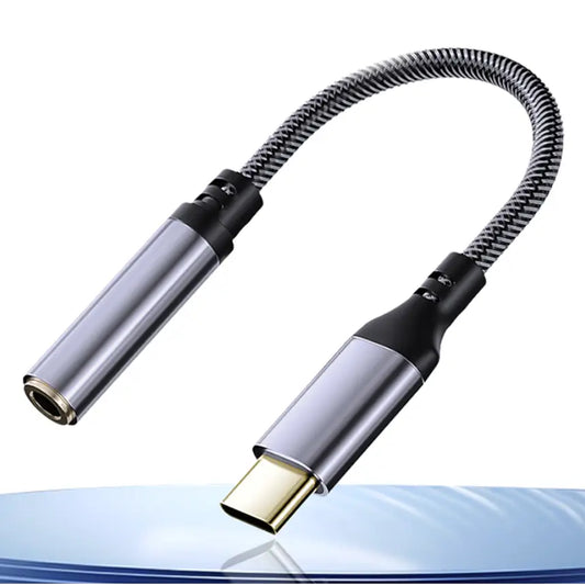 USB-C to 3.5mm Headphone Jack Audio Adapter with DAC for Android, iPad & USB-C Devices