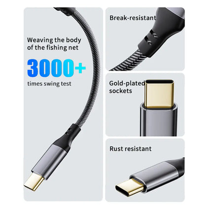 USB-C to 3.5mm Headphone Jack Audio Adapter with DAC for Android, iPad & USB-C Devices