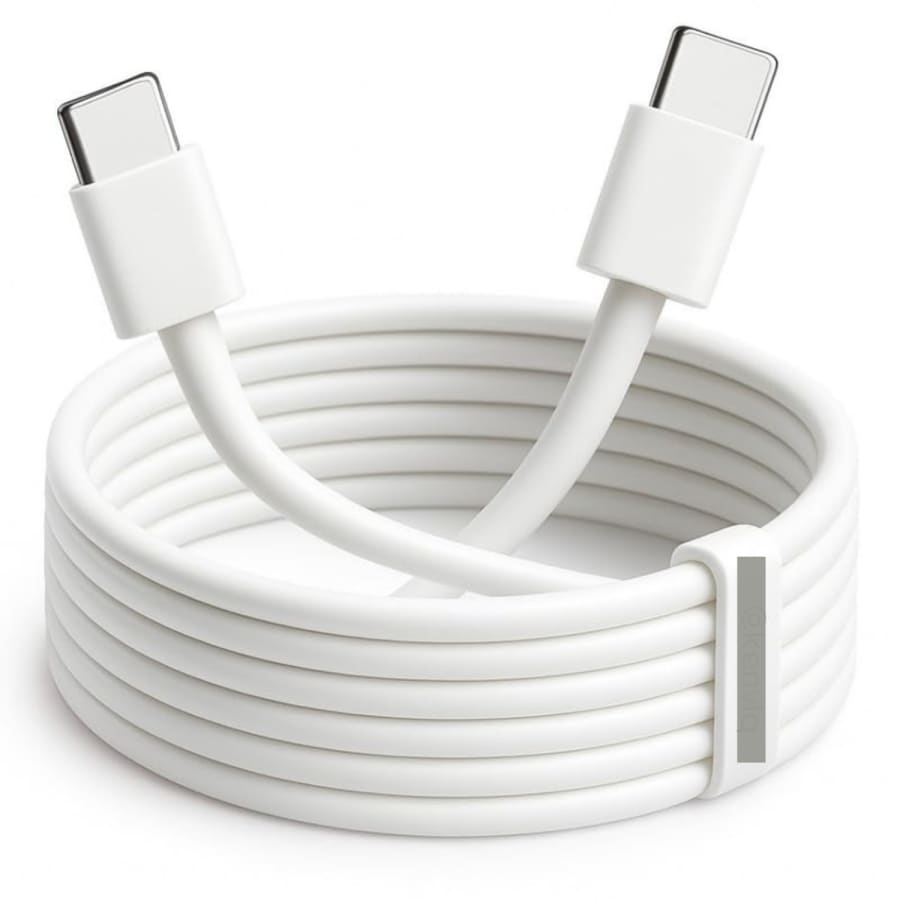 USB-C to USB-C Charger Cable for POCO Phones (White) 1m