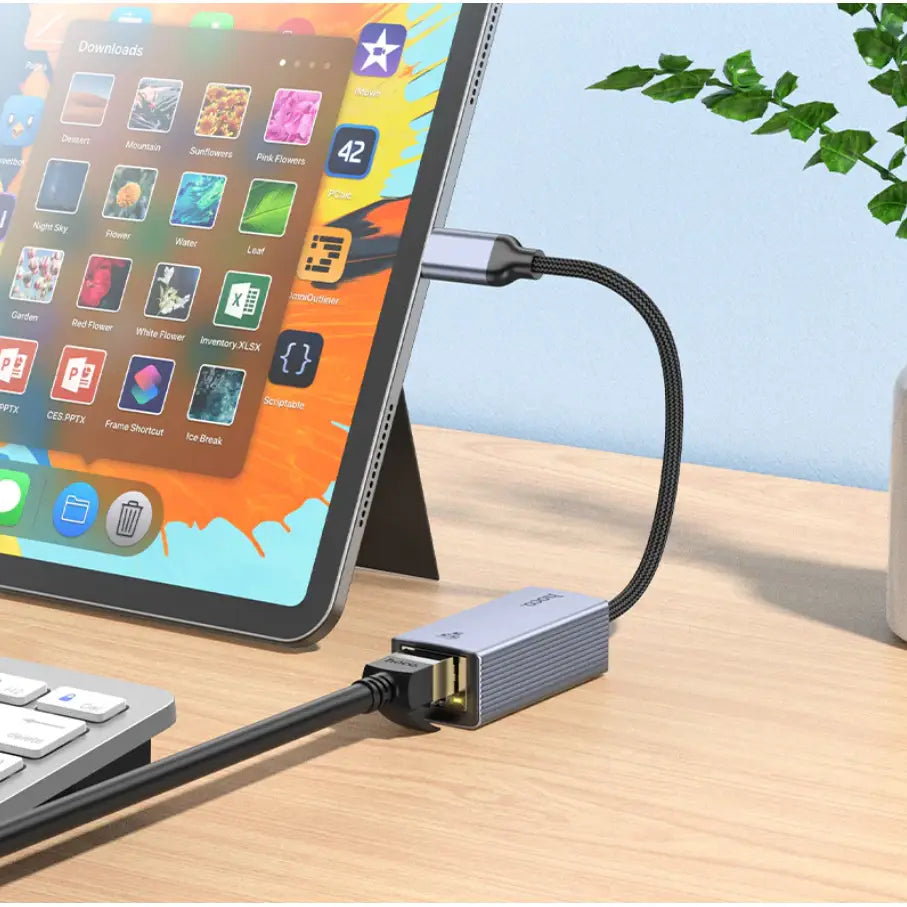 USB-C to RJ45 Ethernet Adapter 1000Mbps Gigabit LAN Adapter